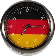 GANAZONO Mini Luminous Car Dashboard Clock Self Adhesive Quartz Timepiece for Easy Viewing Stylish Automotive Vent Visibility for Safe Driving Compact Vehicle Ornament