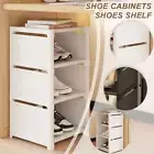 Shoes Rack Organizer Storage Plastic Shoes Standing Cabinet Shoe Pairs ღ W9U9