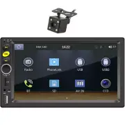 Car Radio Touch Screen Carplay Android Auto Bluetooth FM Mirror Link With Camera