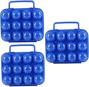 3pcs Portable 6 Eggs Slots Holder Foam Targets Archery Kids MTB Saddle Egg Case Portable Egg Cartons Handheld Game Console Egg Holder Mustard Refrigerator Water Bottle