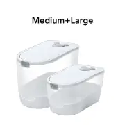 Joybos® Food Storage Containers with Locking Lid MEDIUM+LARGE