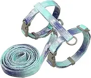 VILLFUL Adjustable Cat Harness and Leash Set Comfortable Pet Harness for Outdoor Walks Small Pet Supplies Leash