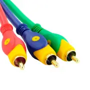 RGB Component 6mm Thick 3 RCA Cable Lead 75 Ohm OFC Gold Plated Red Green Blue