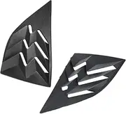 2PCS Side Window Scoop Louvers ABS Window Visor Cover Sun Rain Shade Vent 2008-2021 Compatible for Dodge Challenger