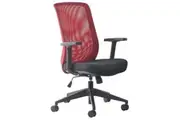 BURO Seating MONDO GENE MESH CHAIR W/ARMS RED