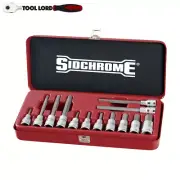 Sidchrome 13 Piece 1/2" Drive Metric Hex Allen key & Spline Socket Set SCMT14275