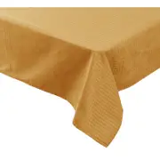 Dobby Checkered Tablecloth Gold 180 cm Round