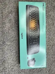 NEW Logitech MK335 Wireless Keyboard Mouse Combo, Black 104 Keys for PC & Laptop