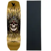 Powell Peralta Skateboard Deck Andy Anderson Heron Skull 3 9.13" x 32.8" + Grip