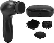 [Generic] Electric Shoe Shine Kit, Electric Shoe Polisher Brush Shoe Shiner, Leather Shoe Care Shining Dust Cleaner, Replaceable Brush Head Dust Cleaner, Polishing Brightening Brushes