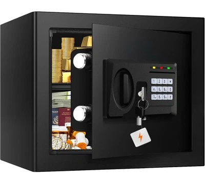 1.6 Cu Ft Home Safe Fireproof Waterproof, Fireproof Safe with Fireproof Docum...