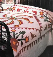 MY HEART'S DELIGHT MEDALLION -- APPLIQUE VINTAGE QUILT PATTERN