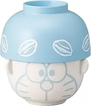 Doraemon SAN4757-1 Soup Bowl, Rice Bowl, Dinnerware Set, Mini, Doraemon, Approx. Diameter 3.9 x 2.4 inches (10 x 6 cm), Dinnerware, Miscellaneous Goods, Birthday Gift, White, Blue