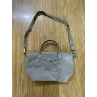 在飛比找蝦皮購物優惠-Preloved longchamp neo 灰色 S 碼正