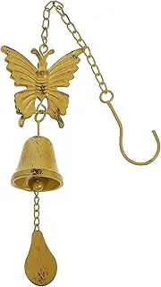 CAXUSD Memorial Chime Butterfly Motif Iron Craftsmanship for Outdoor Decor and Yard