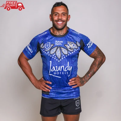 Canterbury Bulldogs Replica 2024 Indigenous NRL Jersey - Free Postage
