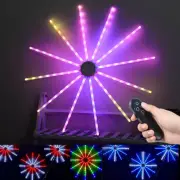 RGB LED Firework String Lights Falling Snow Hanging Lamp Xmas Wedding Decor AU