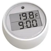 Auto Timing Bath Thermometer Timer Waterproof for Measuring Water Temperature