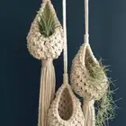 Pineapple Shape Cotton Braid Hanging Basket Cotton Storage Pocket Wedding