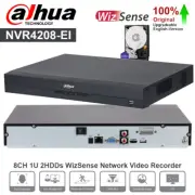 Dahua NVR4208-EI WizSense NVR 8-Channel Network Video Recorder Security Cameras