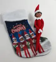 New, 12” LUMISTELLA Elf On The Shelf Doll W/14” Christmas Stocking