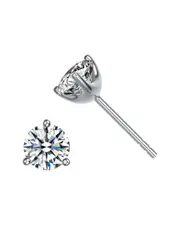 Rachel Glauber Silver CZ Martini Studs