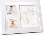 Baby Hand and Footprint Kit - Baby Footprint Kit,Baby Handprint Kit, Newborn Keepsake Frame,Personalized Baby Gifts, Nursery Decor, Baby Shower Gifts