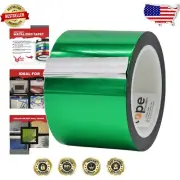 MAT Metalized Polyester Mylar Tape - Green 3" x 72 yds for Stunning Decor