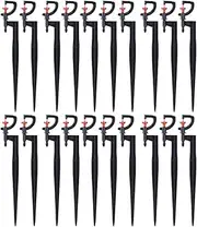 Sprinkler Head - 360° Rotating Drip Irrigation Emitters | 20X Lawn Sprinkler Heads | Irrigation Drippers Drip Emitters | Irrigator Nozzle for Planting Patio Agricultural Lawn Courtyards