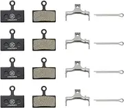 KREMORV Bike Brake Pads for Shimano G02A G01S G02S G03S 4 Pairs Bicycle Disc Brake Pads for Shimano Deore XT XTR SLX Alfine
