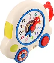 ERINGOGO Educational Clock Learning Machine Boys and Toy Animal Models Colorful Toy