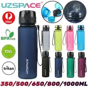 UZSPACE Water Bottle Coffee Juice Tea Drink Cup Travel Gym Sport Flask BPA Free
