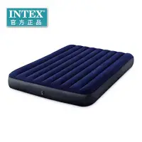 在飛比找Yahoo!奇摩拍賣優惠-INTEX64757充氣床單人加大氣墊床雙人加厚戶外充氣床墊