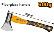 INGCO Axe Drop-Forged 600g Fibreglass Handle 390mm -HAX081600