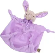 IWOWHERO 1Pc Plush Soothing Towel Teething Towel for Boy Girl Adorable Soft Comfort Bunny Design for Newborns and Showers Safe Gentle for Delicate Skin