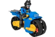 Fisher-Price Imaginext DC Super Friends Batman Toys, XL Batcycle XL Batman Figure, Each 10 Inches, for Preschool Kids Ages 3+ Years
