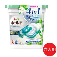 在飛比找PChome24h購物優惠-日本【P&G】Bold 4D洗衣膠球盒裝12入 草本葉香 六