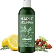 [Maple Holistics] Shampoo For Oily Hair & Oily Scalp - Dandruff Treatment For Women & Men - Hair Loss Products - Hair Strengthener - Itchy Scalp Treatment - Beautiful Hair Care - Clarifying Shampoo Sulfate Free