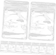 NOLITOY 100pcs Resealable Clear Bags for Business Self Sealing Transparent Jewelry Packaging Pouches Storage for Accessories and Organizing