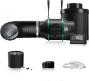 MARS HYDRO 4 Inch Inline Fan and Filter, with Temperature and Humidity Controlle