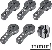 5PCS AllinRC 25T Servo Horn Aluminum 25 Teeth Extension Steering Arm M3 Compatible with Futaba Savox Power HD HSP MG995 MG996 Servos for RC Car Truck