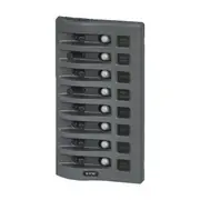 Blue Sea Systems WeatherDeck Circuit Breaker 8 Switch Panel