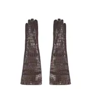 five-finger gloves 7 brown
