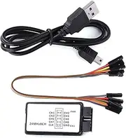 USB Logic Analyzer, Logic Analyzer, with Jumper Wire Communications for Power