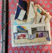 Vintage Ephemera Pack For Junk Journaling, Handmade Envelope