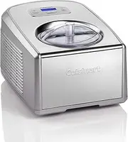 Cuisinart Ice Cream and Gelato Maker | Makes Ice Cream, Gelato, Sorbet, Frozen Yoghurt in 40 Mins | Homemade Desserts | Easy to use at Home | No Need to Pre-Freeze Bowl | Stainless Steel | ICE100BCU