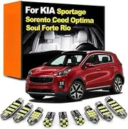 Car LED Interior Light Kit, For KIA Sportage 2 3 4 Sorento JC XM UM CEED ED JD CD Rio 1 2 3 4 Optima Soul AM Forte