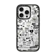 iPhone 16 Pro Impact Case MagSafe Compatible Everything Doodle by Matthew Langille