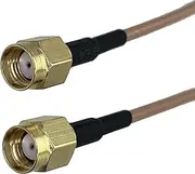 1pc RG316 SMA RPSMA to SMA RP SMA Male Plug and Female Jack Connector RF Coaxial Jumper Pigtail Cable(RP SMA M to RPSMA M,1.5M)