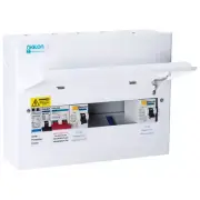 Niglon 3+3 RCD Controlled Split Load Metal Consumer Unit & SPD + Any 6 MCB's